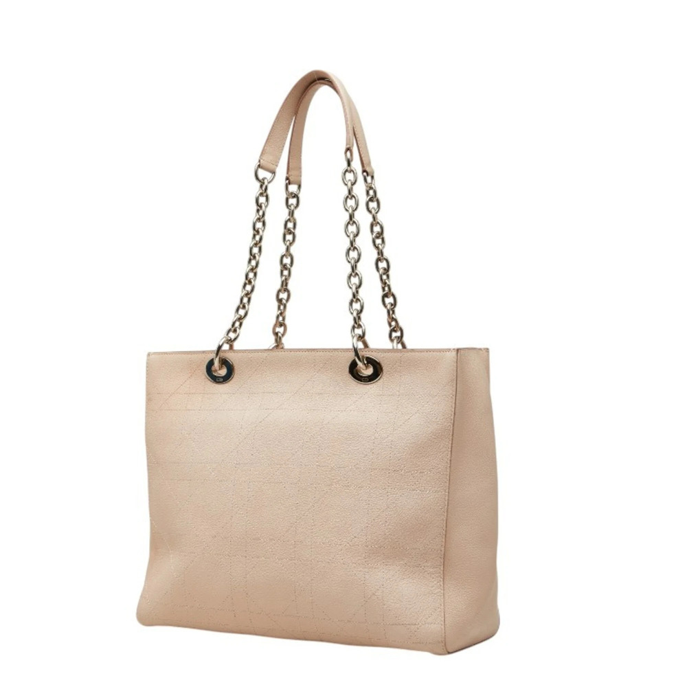 CHRISTIAN DIOR Pink Leather Shoulder Bag - Picture 2 of 11